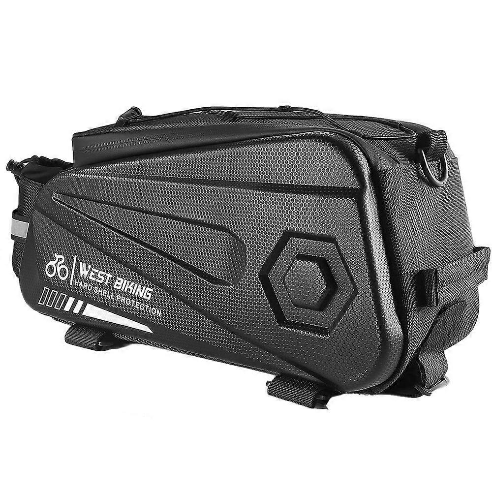 自転車用ラゲッジラックバッグ-トランクバッグ、8.6L防水ラゲッジラックバックシートバッグ、ショルダー付きサイクリングカーゴポーチ| |期間限定の特別オファー