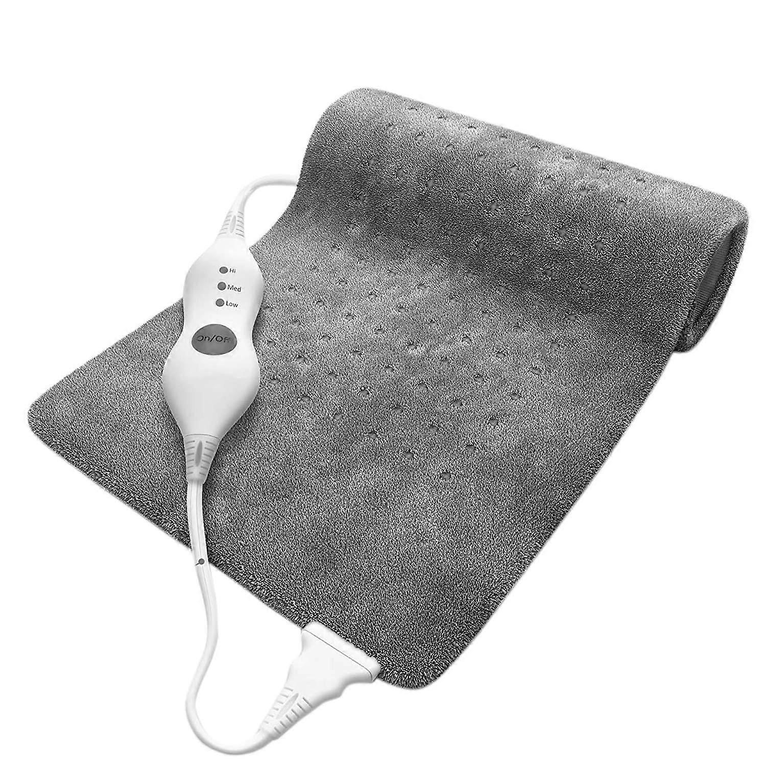 Extra Large Electric Heating Pad for Back Pain and Cramps Relief 12X24 Inch -Soft Heat for Moist &