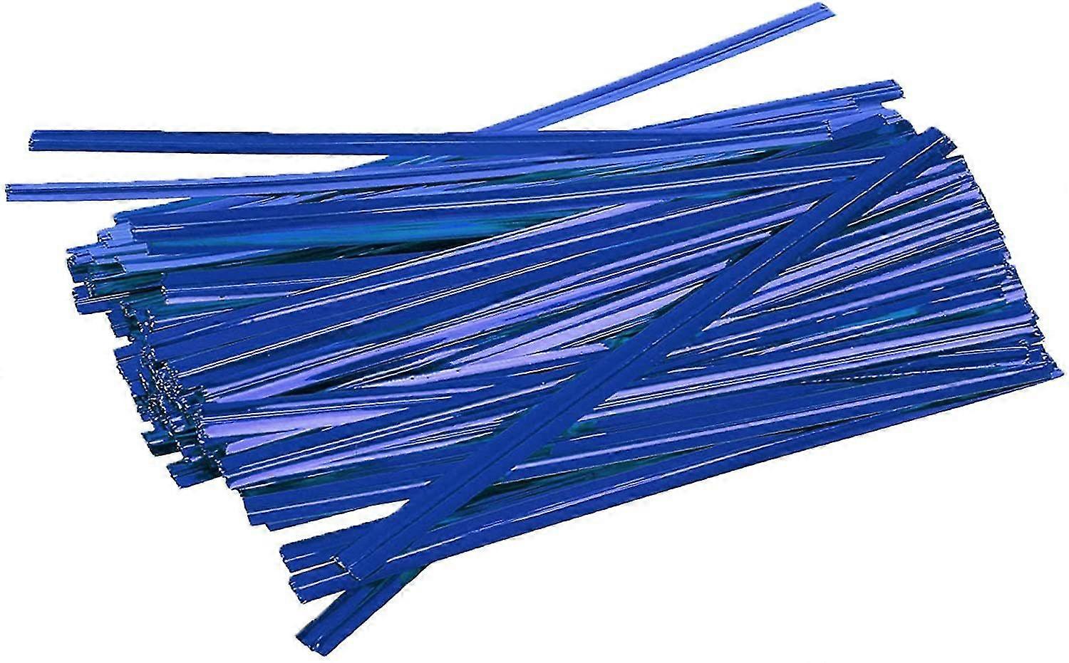 5 Packs (800 Per Pack)glossy Green Twist Ties; 4" Foiled Twist Ties For Cellophane Bags And Party Bags; Foiled Coated Ties; Bendable Multi-function St