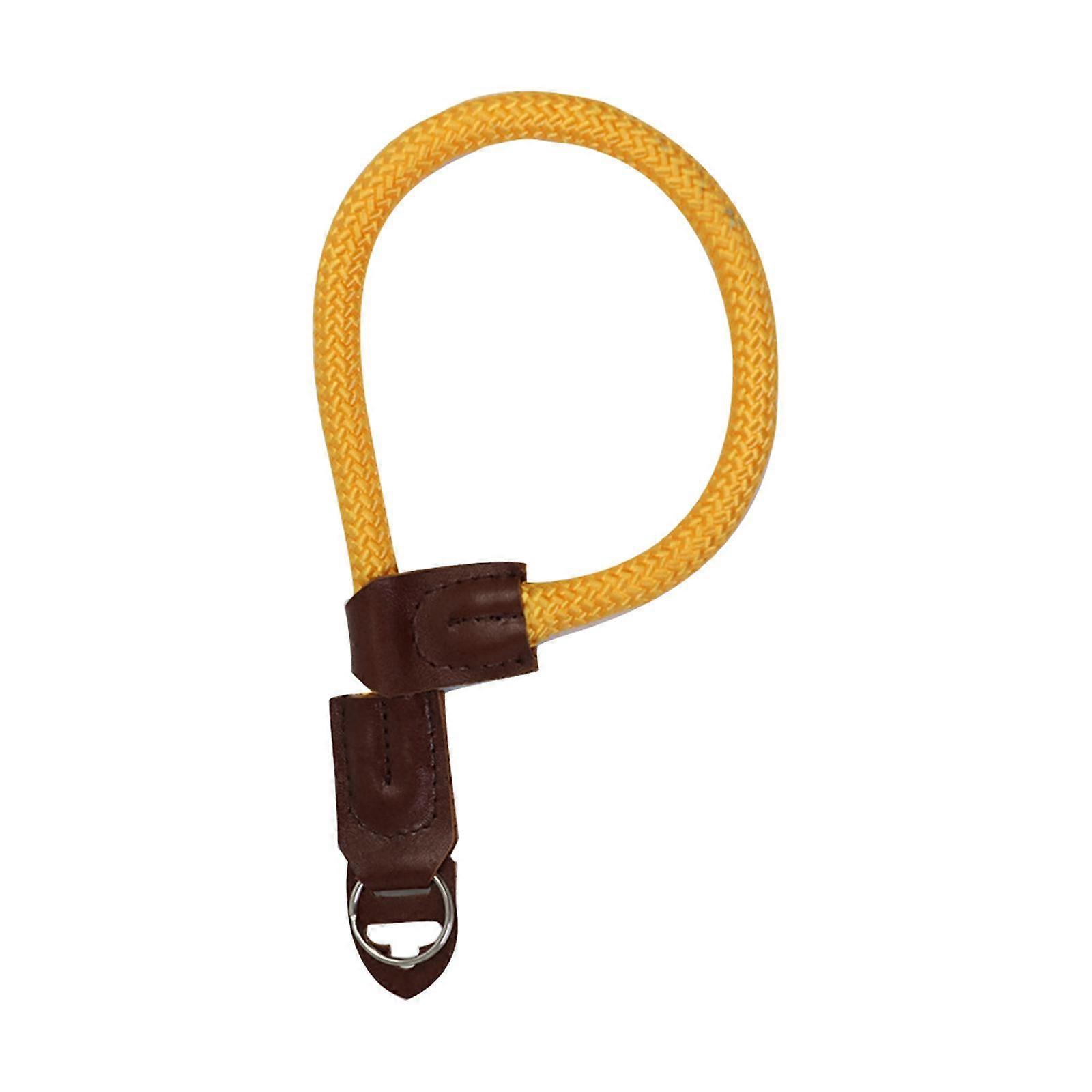 Kamera Håndleddsstropp DSLR-kameraer Håndgrep Håndstropper Snor Gul