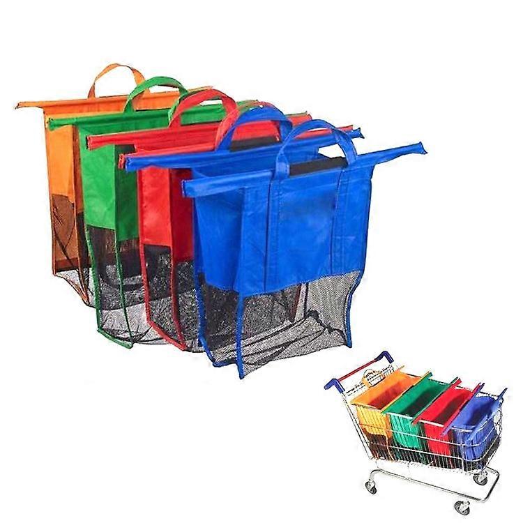 4 Stück / Set Supermarkt Einkaufswagen Taschen