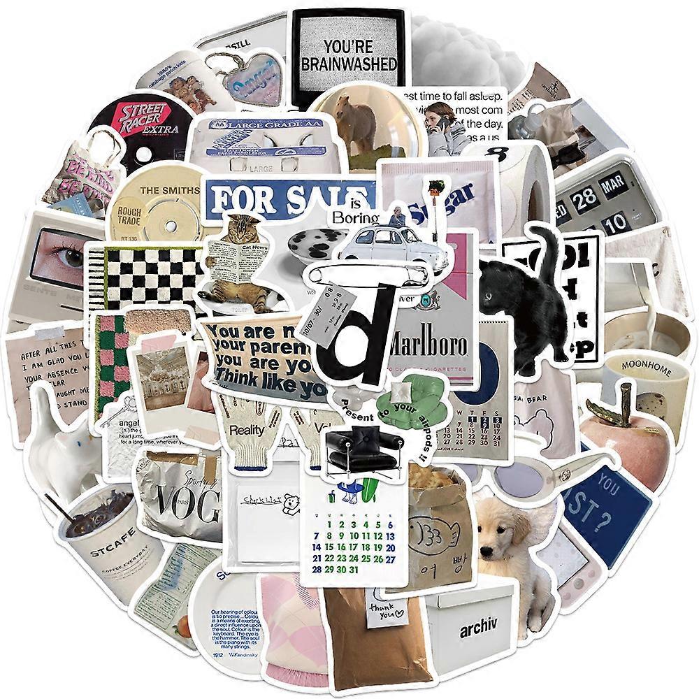 GT205-57PCS (set / 50 sheets) - INS Wind Doodle stickers