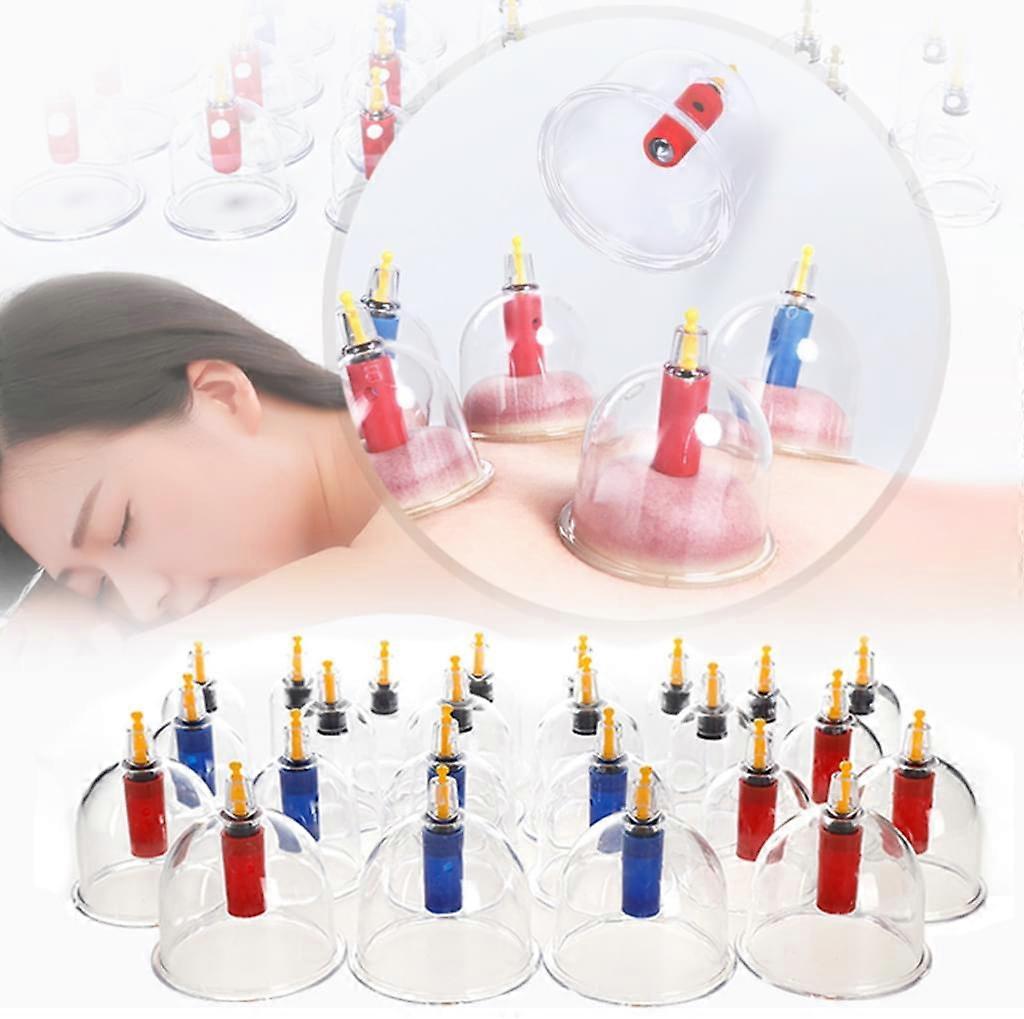 Cupping Set - Vacuum Massage Therapy with Plastic Cups