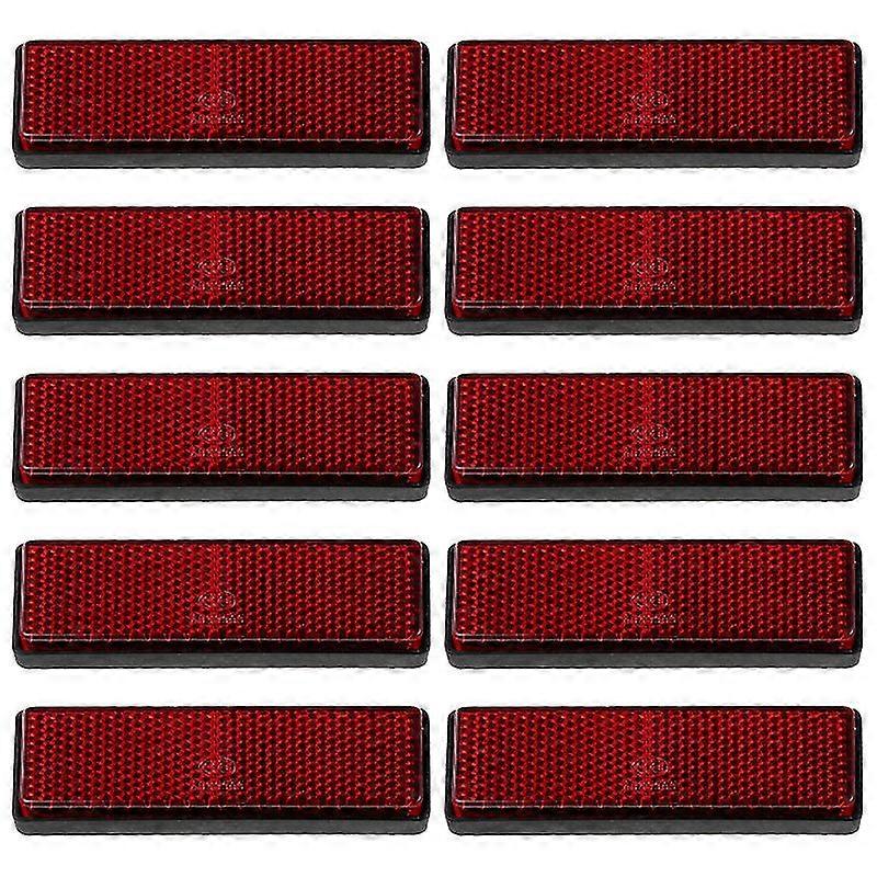 10pcs Practicalbike Safe Reflectors Rear Reflectors Warning Caution Reflector