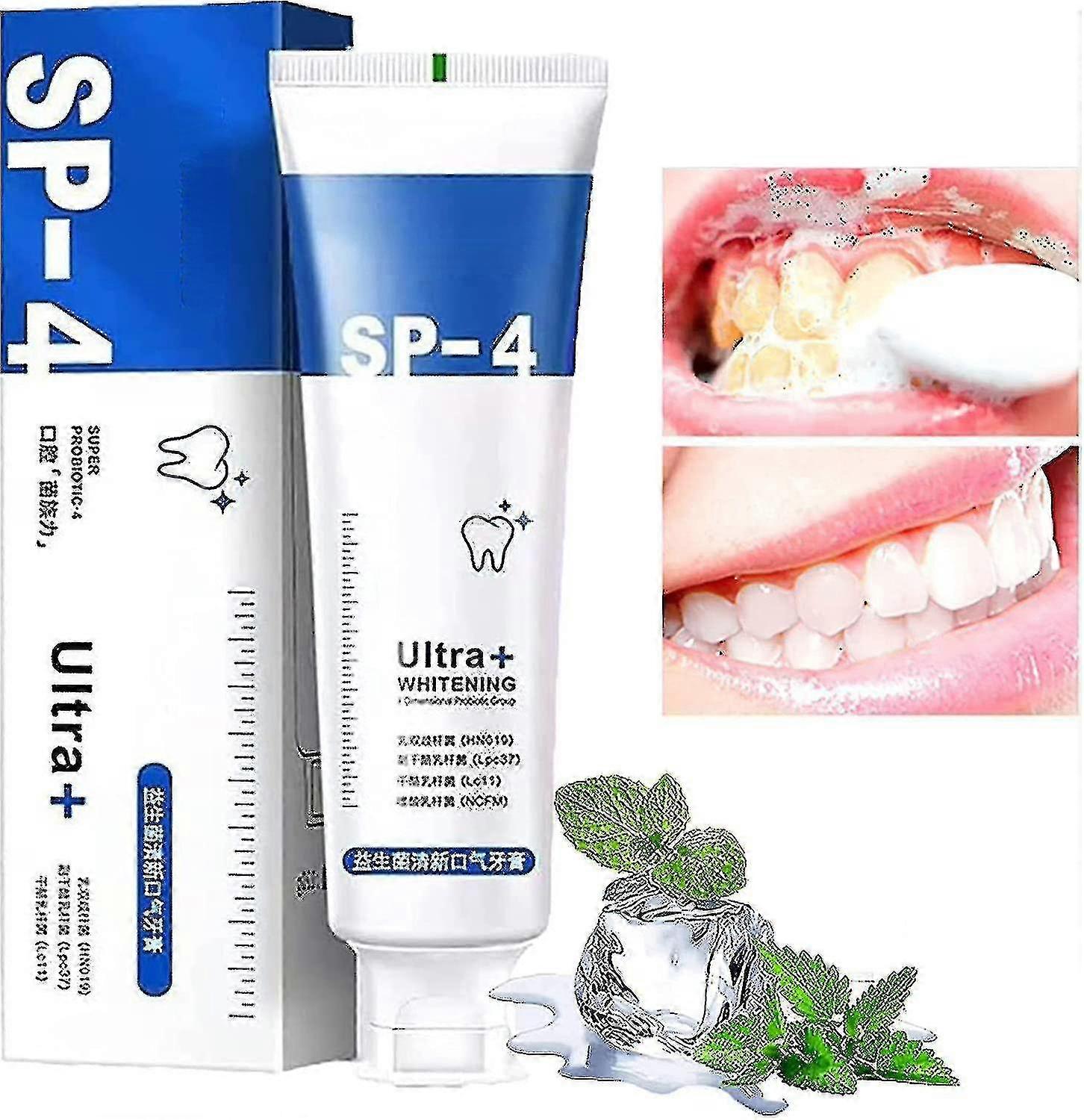 Whitening Toothpaste with Probiotics - SP-4 Formula