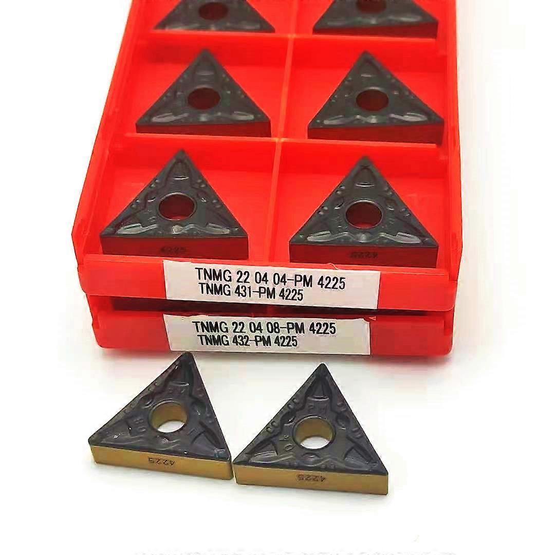 TNMG220408 PM 4225 High-quality super-hard carbide inserts, metal turning tools, lathe tools, carbide turning tools, TNMG220404