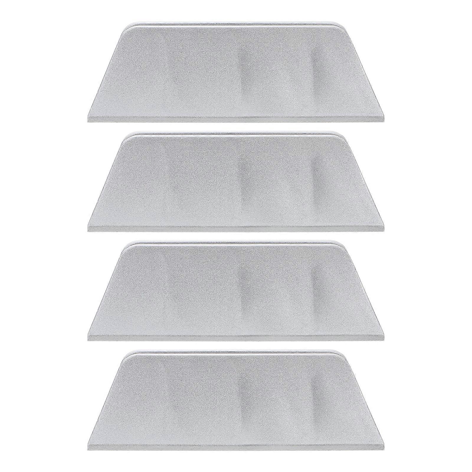 4pcs Desk ABS Screen Clips Desk Partition Support Bases Removable Office Desk Divider Clamps