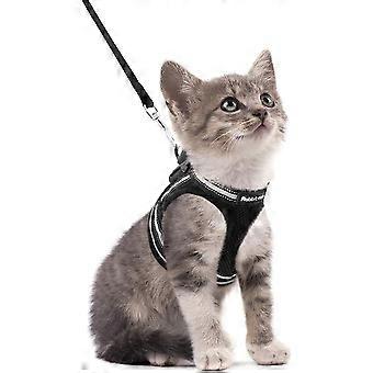 Rabbitgoo Cat Harness With Leash, Breathable Kitten Harness And Reflective Strip Adjustable Small Do
