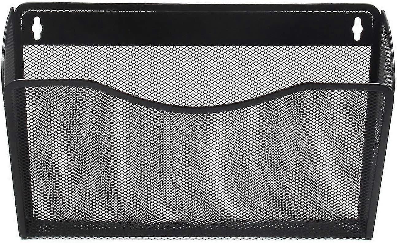 Wall Mount File Organizer Single Pocket Vertical Hanging File Folders Holder Paper Rack For Office Home