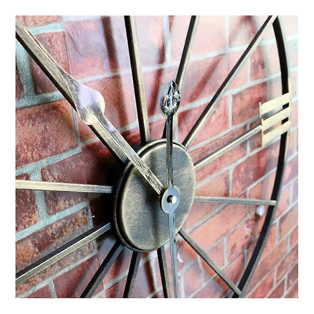 Vintage Bar Bicycle Wall Clock Hanging Decoration
