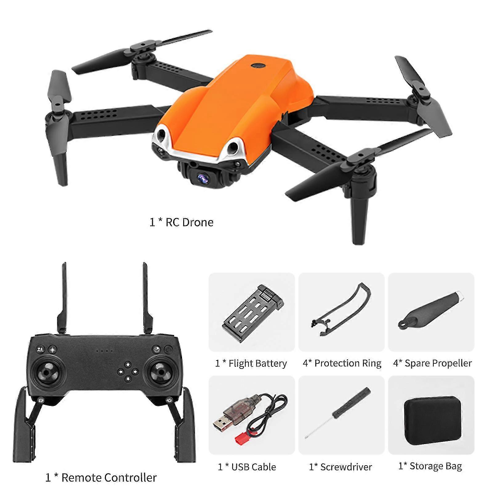 Rc Drone With Camera 4k Dual Camera Rc Quadcopter With Function Obstacle Avoidance Trajectory Flight Gesture Control Storage Bag Package 2 Battery