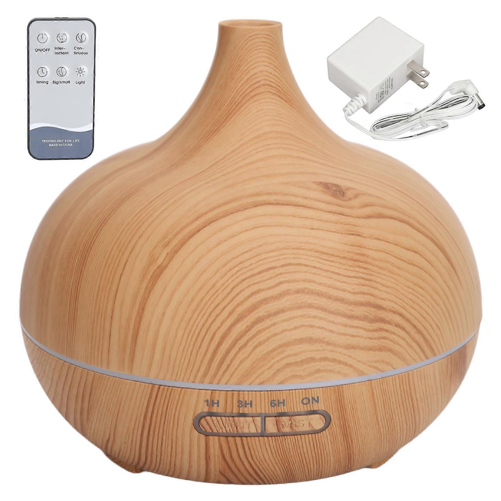 Ultrasonic Aromatherapy Essential Oil Diffuser Colorful Light Fine Mist 500ML Capacity Remote Control Aroma Diffuser