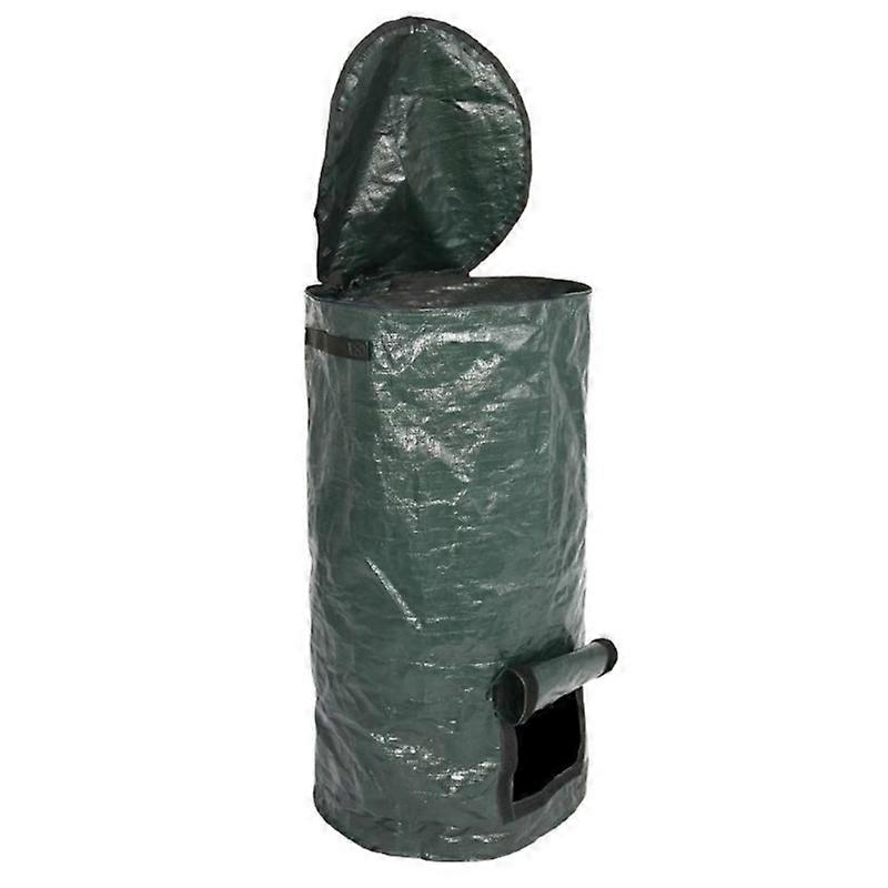 34加仑花园植物种植套件垃圾袋有机堆肥袋蔬菜堆肥袋花园蔬菜种植器带手柄&访问权