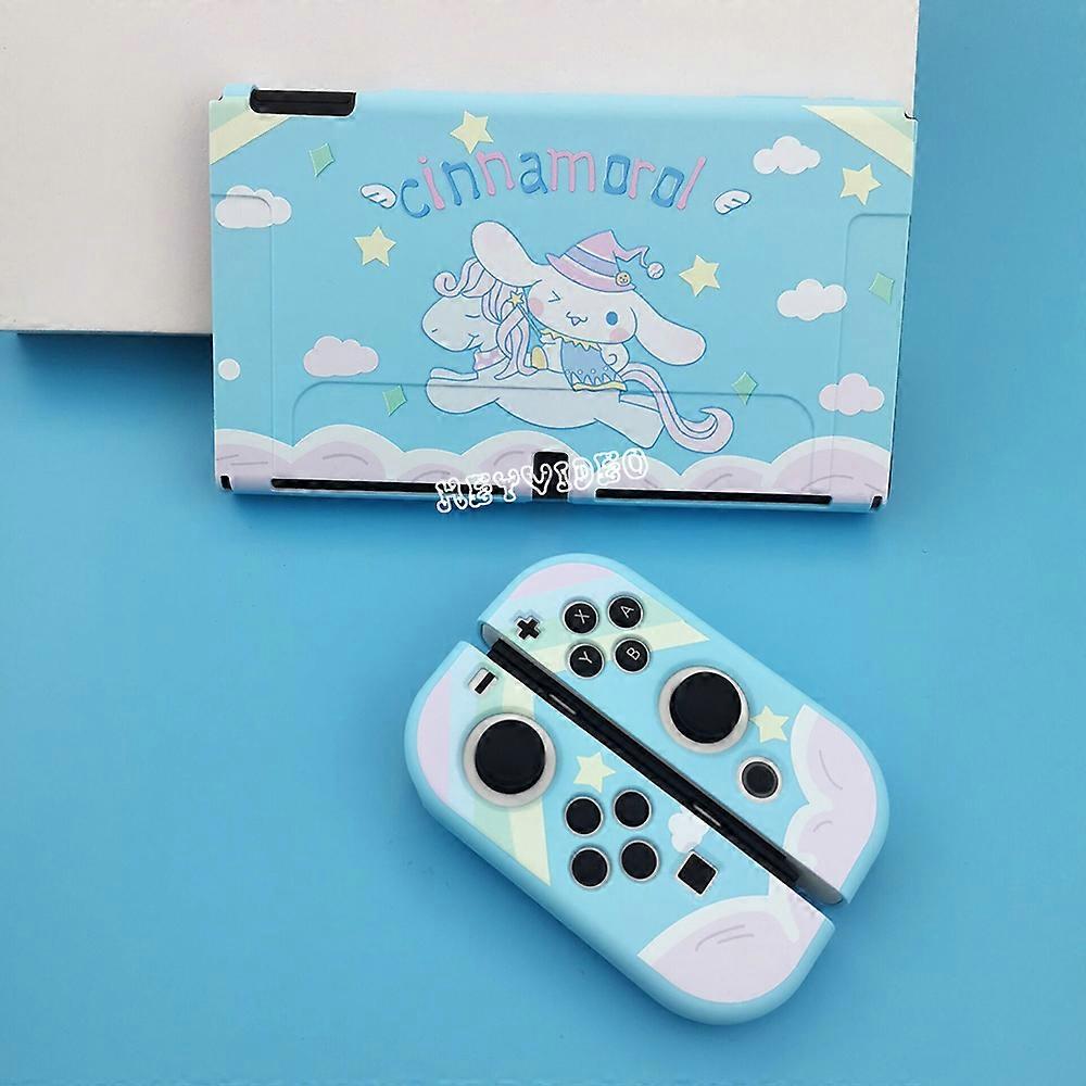 Protective Shell for Nintendo Switch Oled Case Cute Cartoon Soft TPU Case for Switch Oled Console Back Grip Full Cover