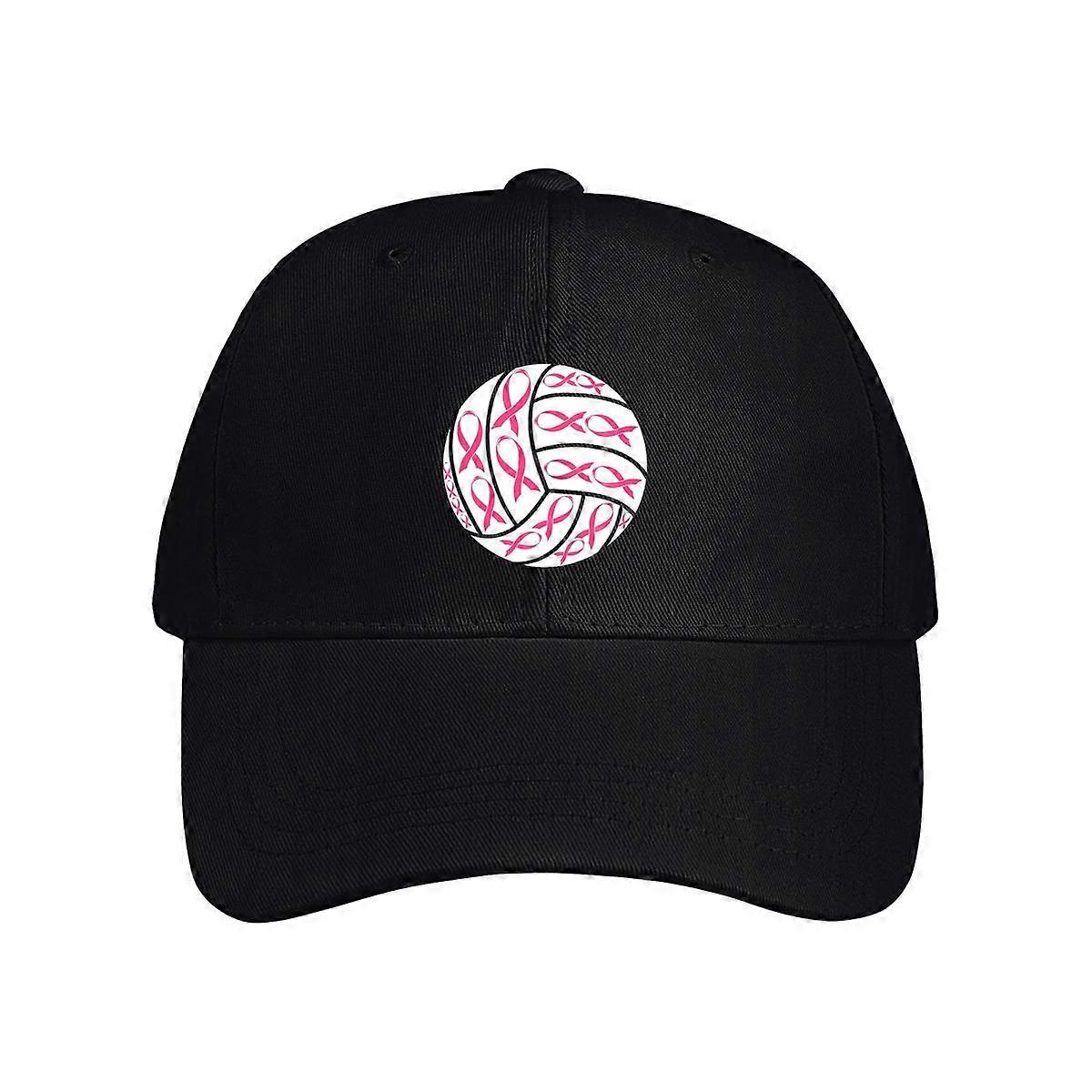 Volleyball Pink Ribbon Baseball Cap