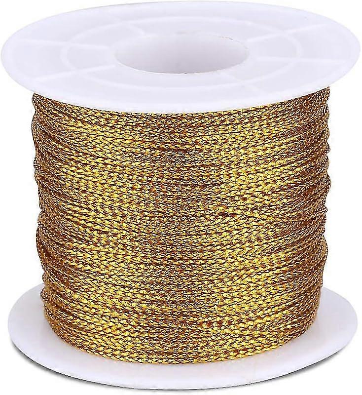 100m Gold Twine String With Coil, Jewelry & Diy Craft String