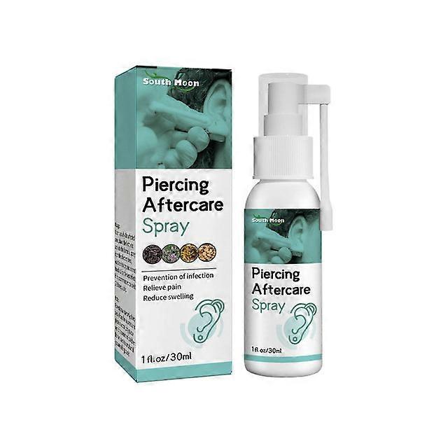 Piercing Aftercare Spray Earring Hole Cleaning Pain Relieving Swelling Reduction Prevention Infection Ear Hole Care Spray 30ml