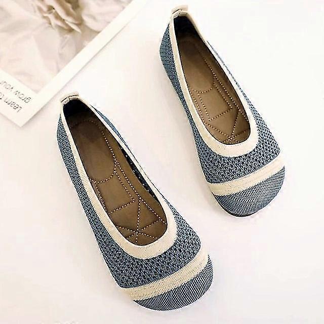 Barefoot Shoes Women 2023 Spring Summer Casual Shoes Espadrilles Striped Sneakers Weaving Flat Heel Square Toe Flats Loafers