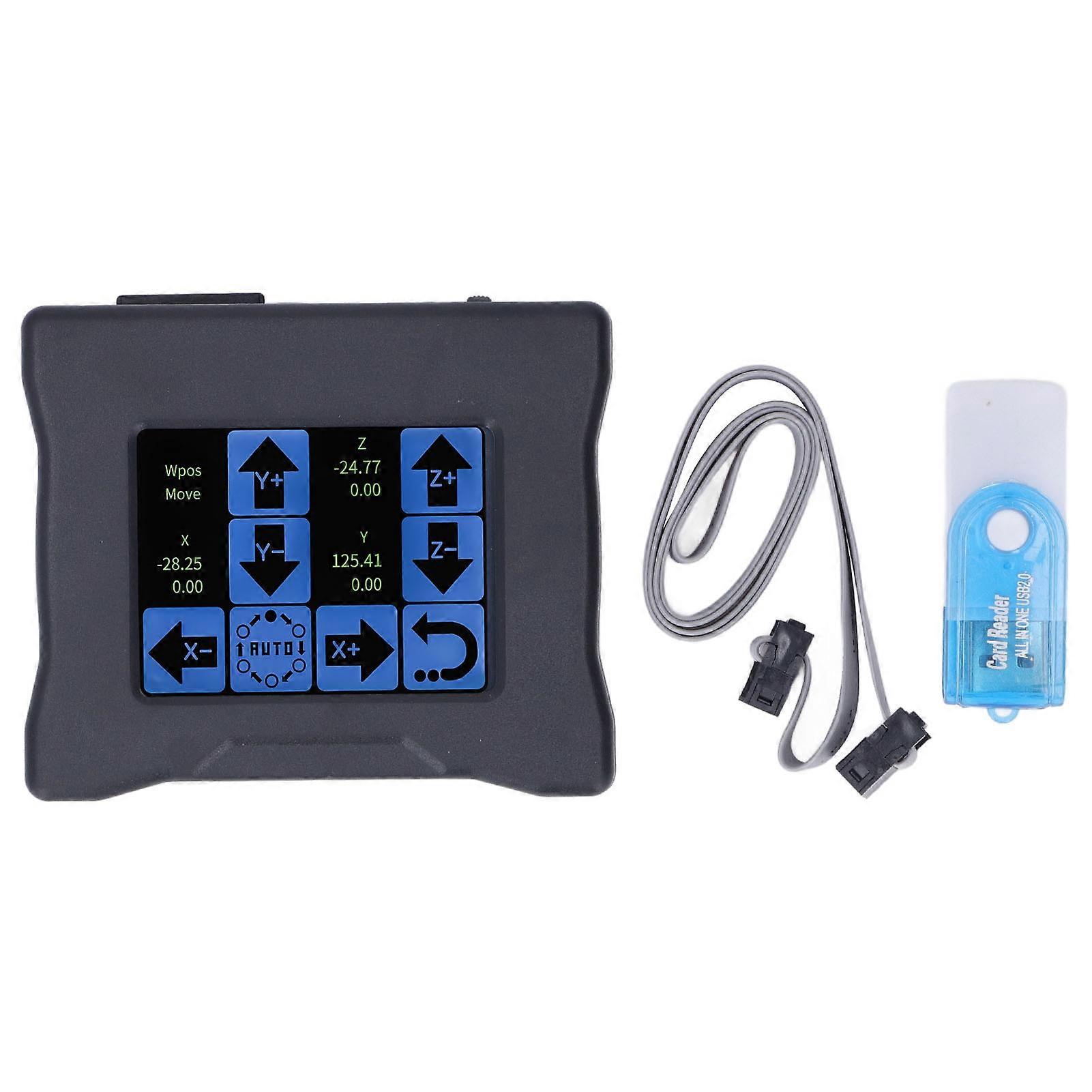 CNC Offline Controller LCD Touchscreen Offline Control Module for 3 Axes Engraving Machine Router