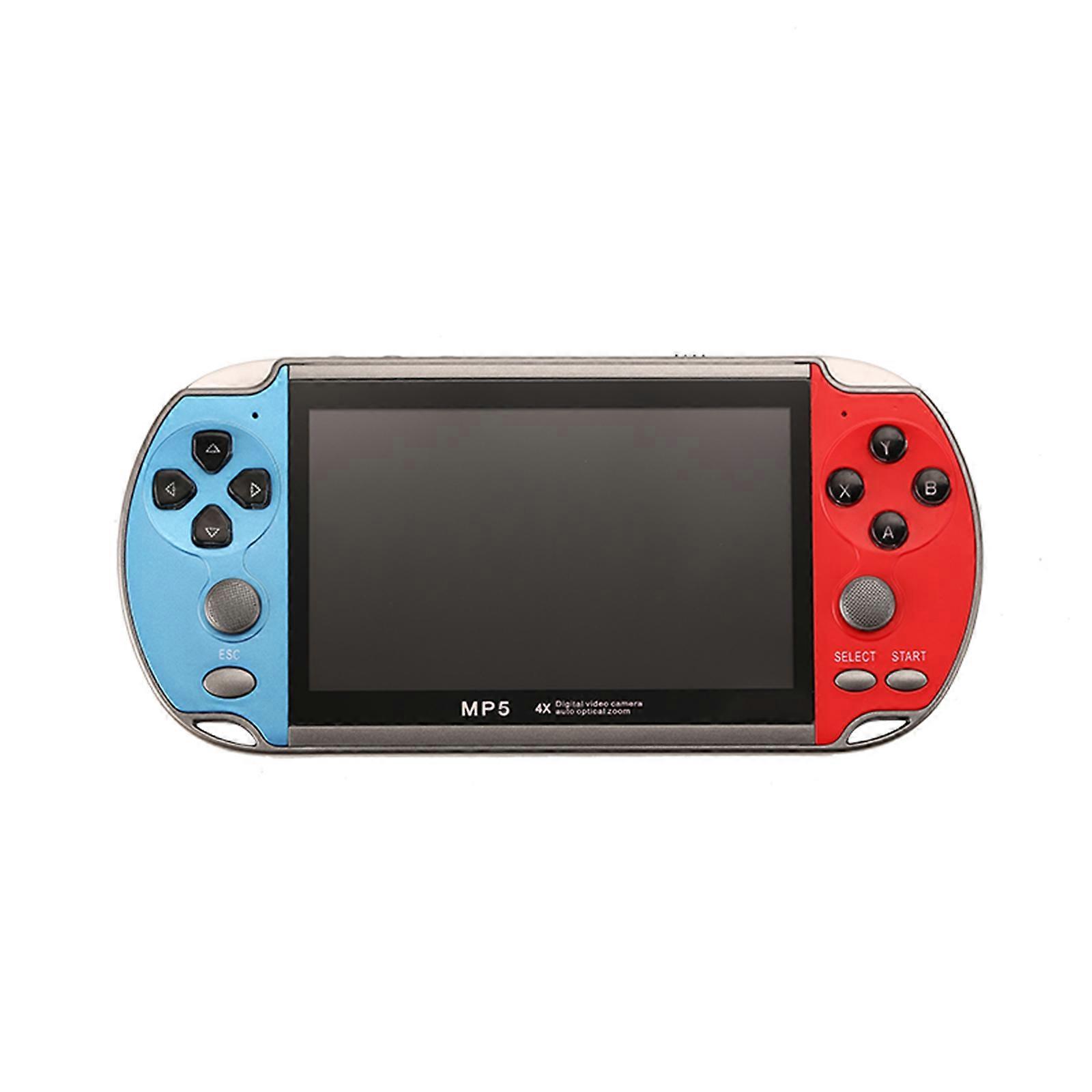 X7 4.3 Inch Video Game Console Handheld Game Players Double Rocker 8GB Memory Built in 1000 Games MP5 Game Controller TV Output Beyamis