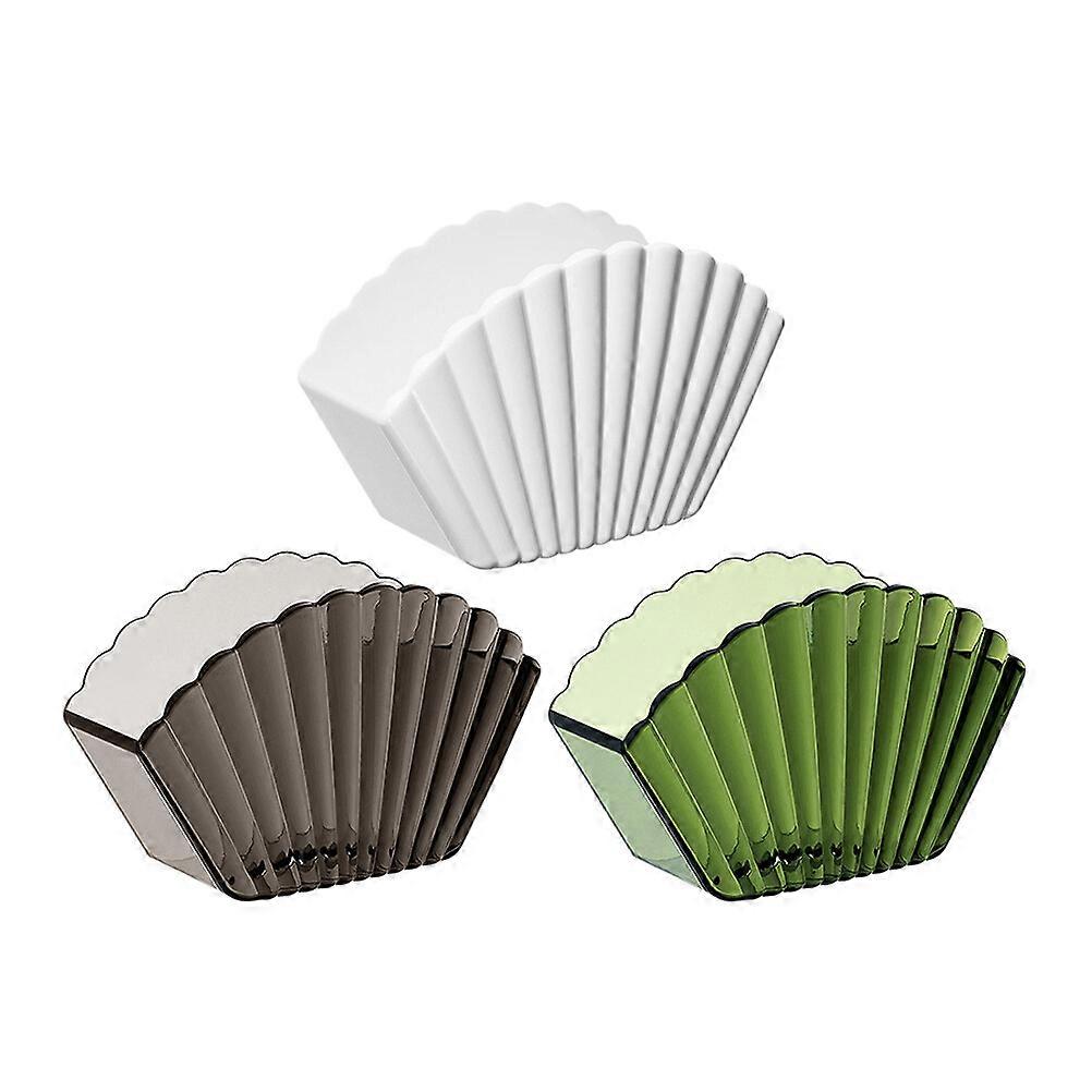 3pcs Wall-mounted Phone Organizer Adhesive Storage Boxes Remote Control Holders