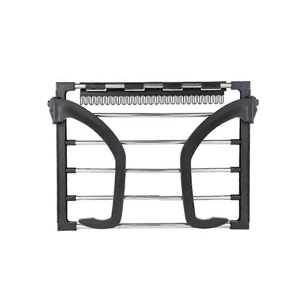 Folding Towel Clothes Dryer Hanger Shelf Anti-rust Balcony Storage Holder Rack