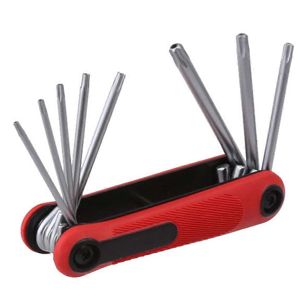 8 in 1 Foldable Wrench Spanner Hex Torx Screwdriver Set Portable Repair Tools