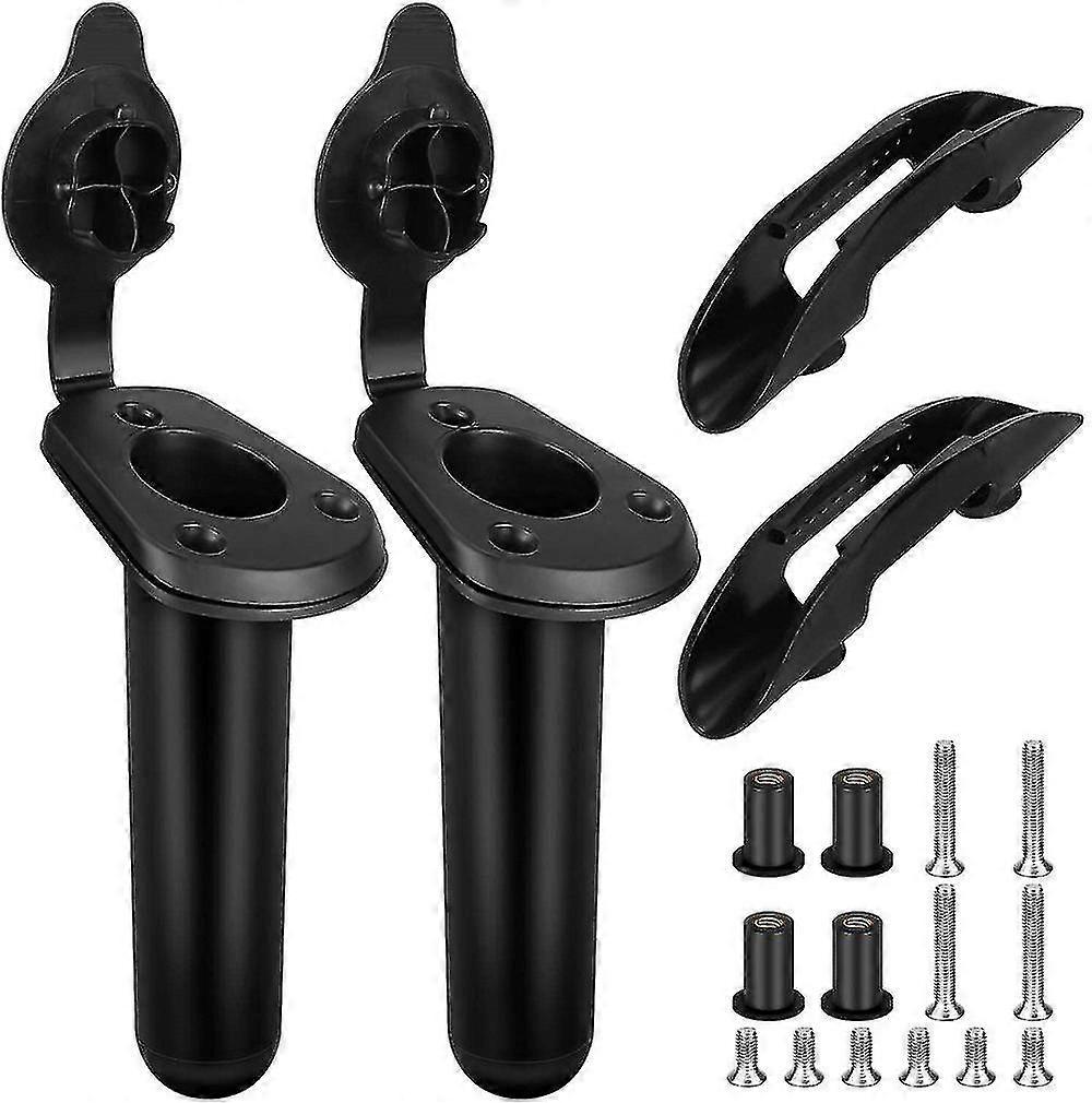 1set Kano Güverte Plastik Flush Mount Olta Teknesi Olta Tutucular Ve Kapak Kapağı, Olta Takımı Aksesuar Aracı