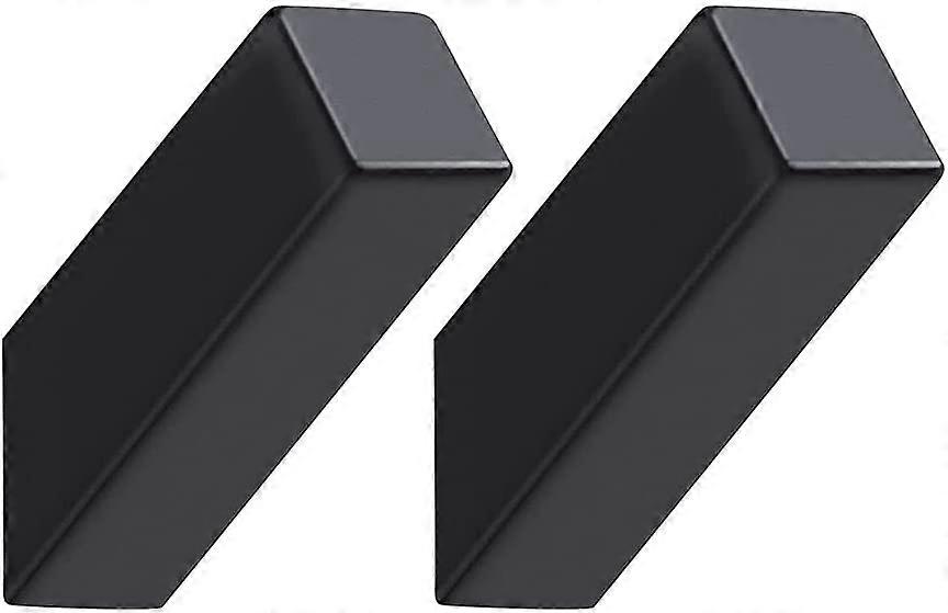 2er-Set moderne Handtuchhaken aus Edelstahl 304 – für Küche, Bad, Schlafzimmer, Hotel – Schwarz