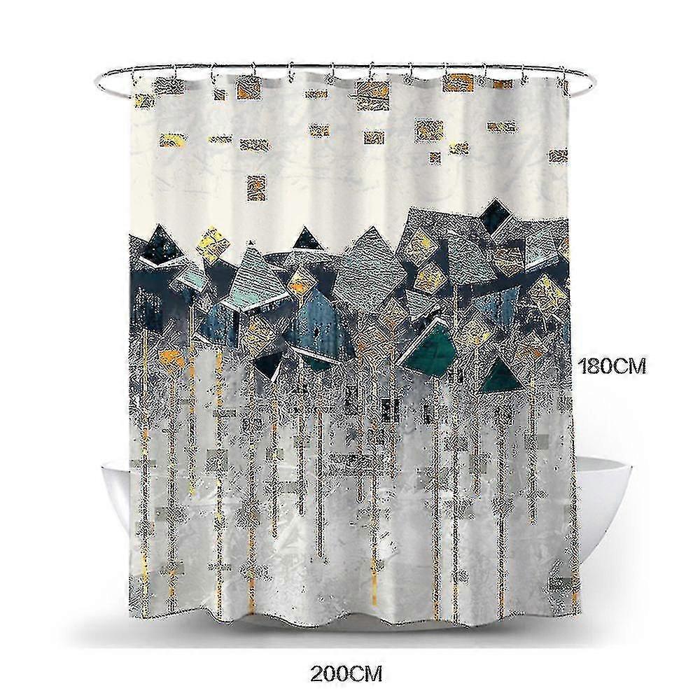 Modern Bathroom Waterproof Shower Curtain Colors Sizes Available