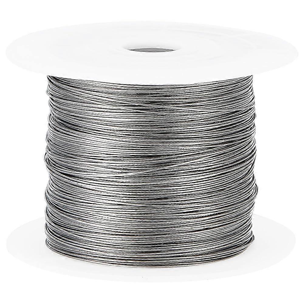 DIY 100M Necklace Wire 304 Stainless Steel Beading Wire for Jewellery Bracelet Making (0.45mm) DIY
