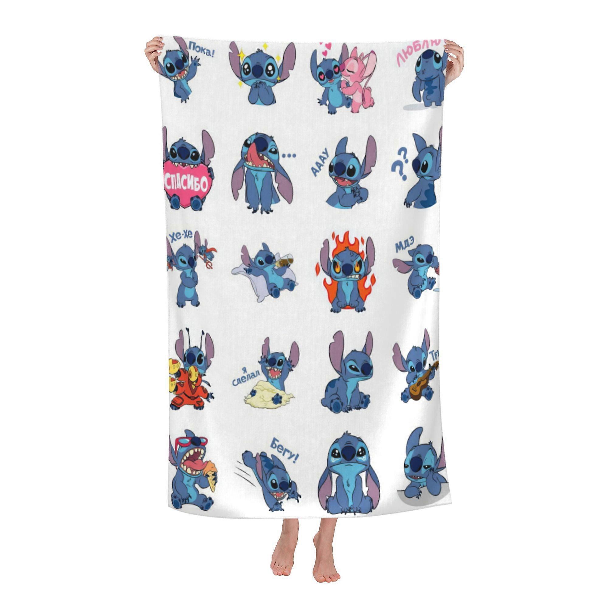 w4Stitch Beach Towel, Large Microfiber Bath Towelqlx4