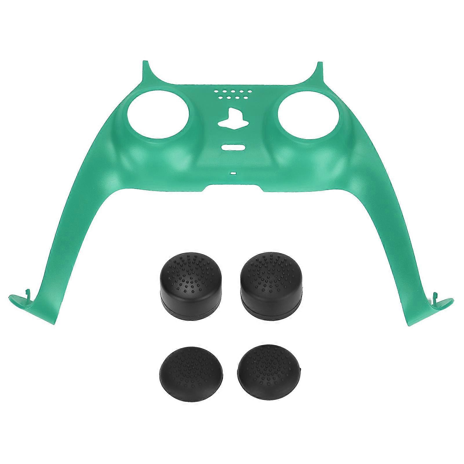 Controller Accessories Gamepad Controller Faceplate Thumb Stick Grips for PS5 DualSense Wireless ControllerGreen