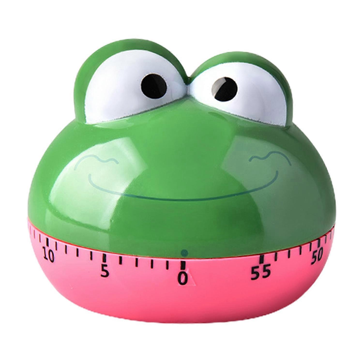 Alarm Timer Time Management Easy to Operate Cartoon Frog Shape Kitchen Timer Cooking Tool Kitchen