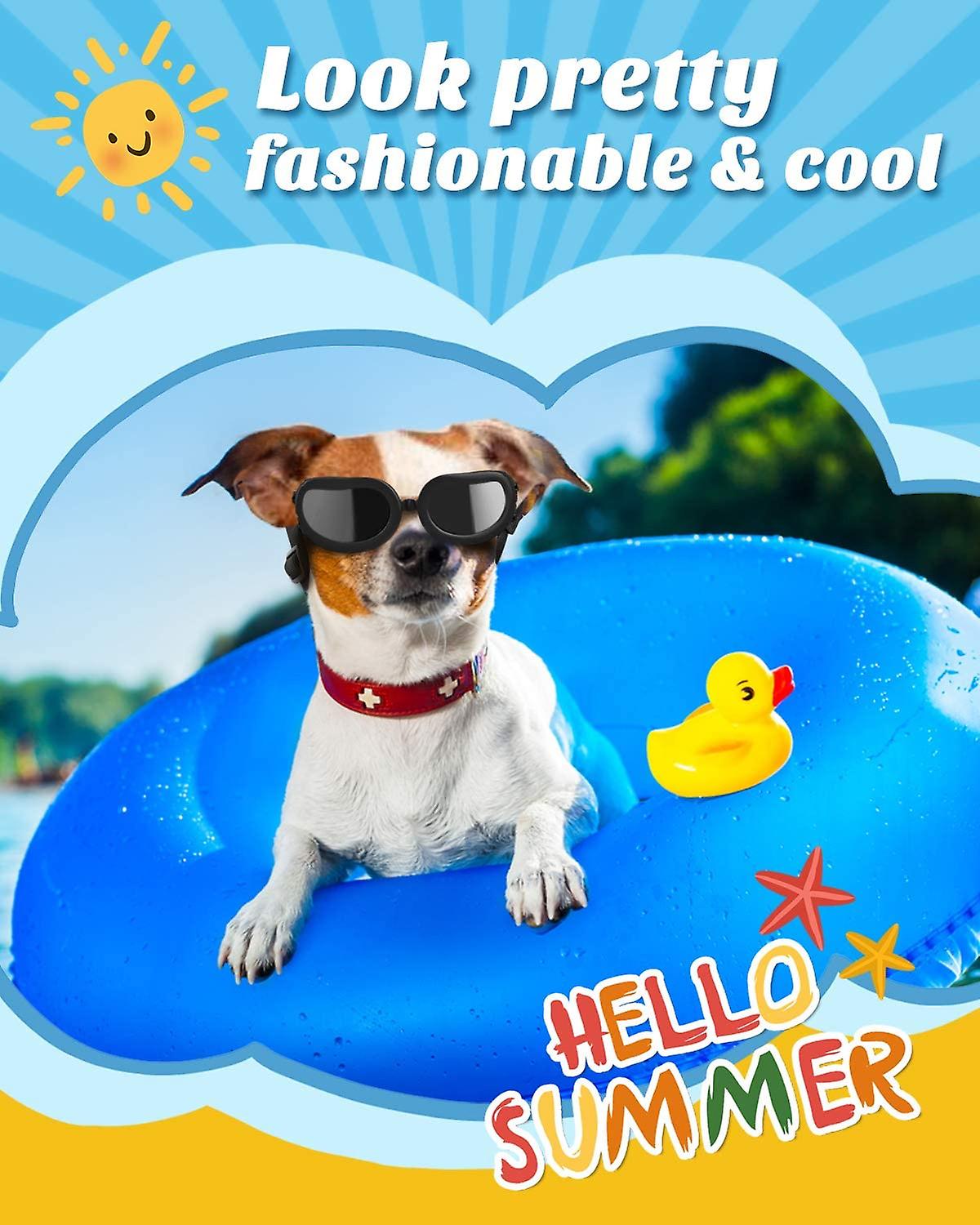 LEF Lunettes De Soleil Pour Chiens Durables Décorations Pour Animaux De