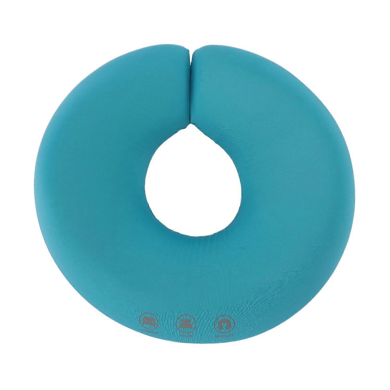 Facial Massage Pillow Soft Rebound After Surgery Face Down Prone Cushion for Sleeping Blue 