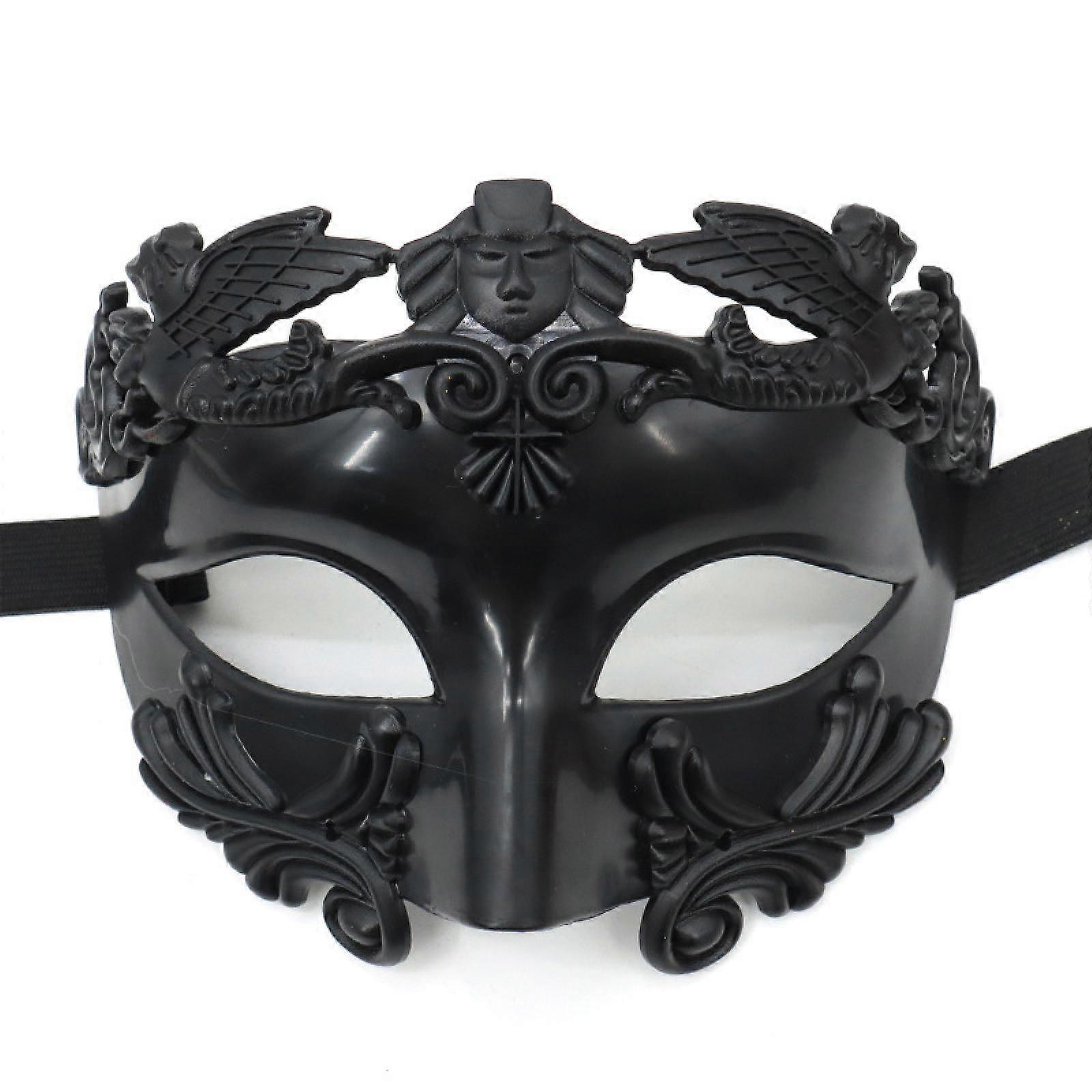 Masquerade Mask for Men - Roman Greek Mask - Venetian Half Face Mask for Mascarade Ball Mardi Gras Halloween Party