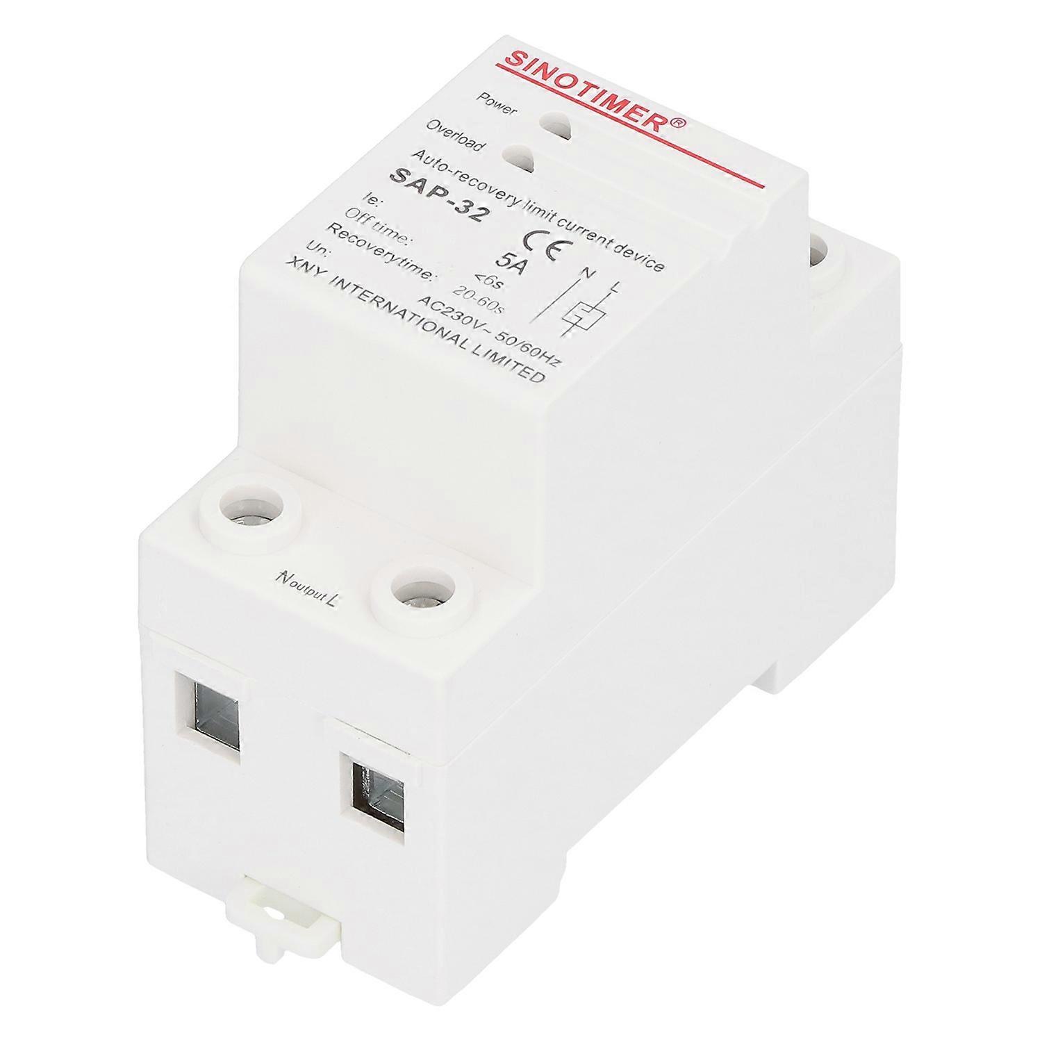 Over Under Voltage Protection Device Current Automatic Recovery Relay Protector 230V SAP‑32