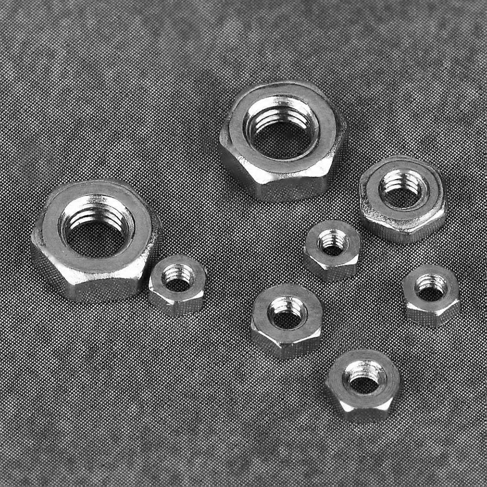 nut assortment set hexagonal nut nut fastener 140pcs