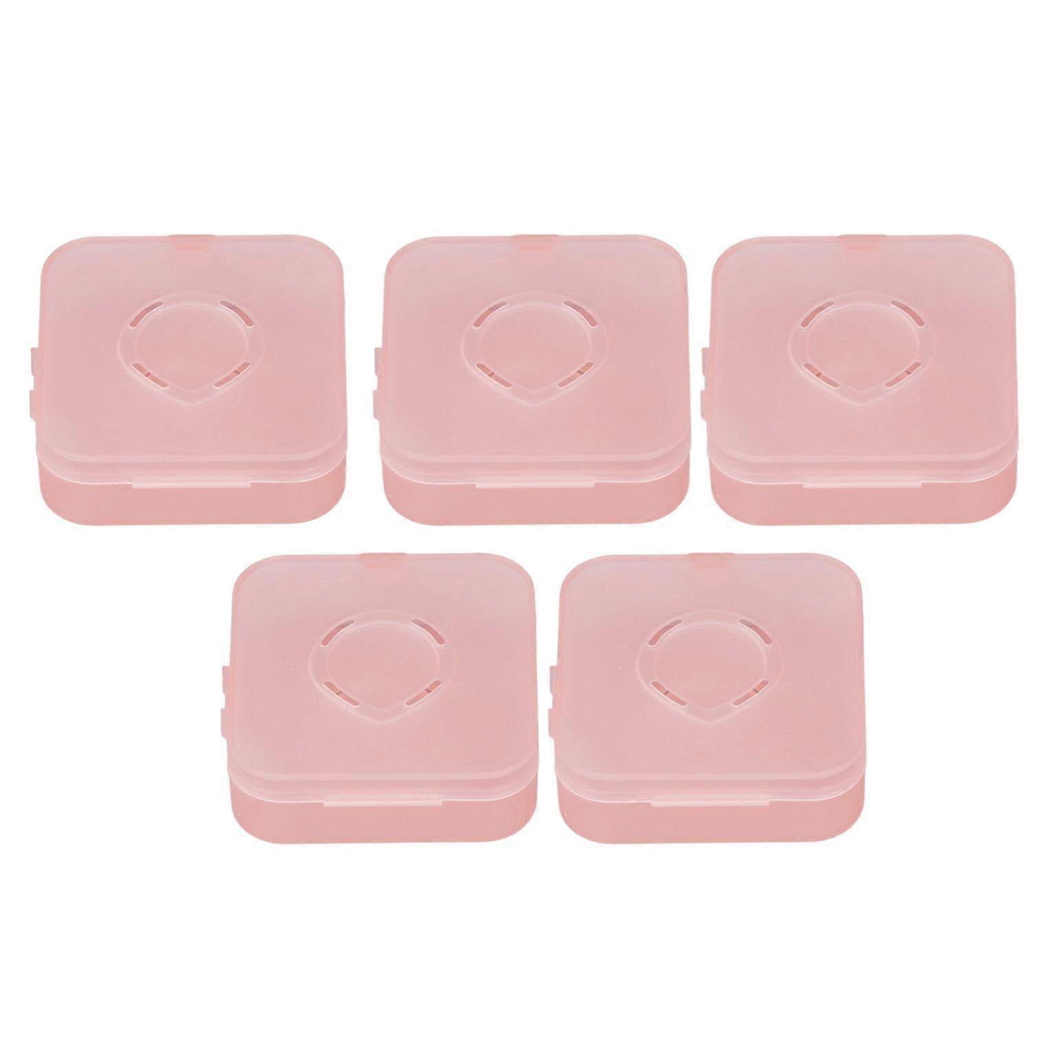 5-Pack Powder Puff Storage Box - Makeup Puff Case for Organized Beauty