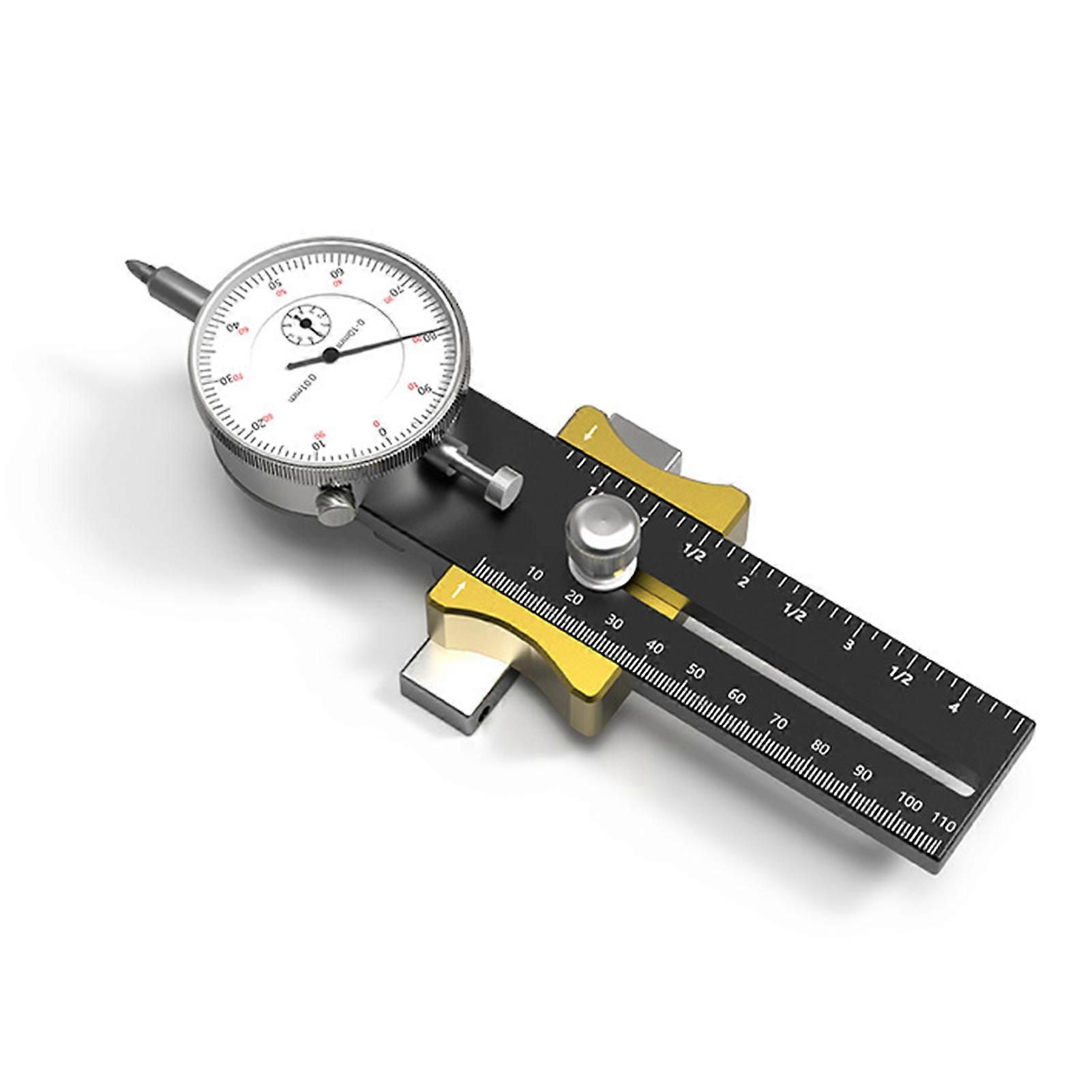 [通拓商品]Table Saw Dial Gauge Adjustable Dial Indicator 130-220mm Saw Calibration Tool Calibrating Machinery Hand Woodworking Tools