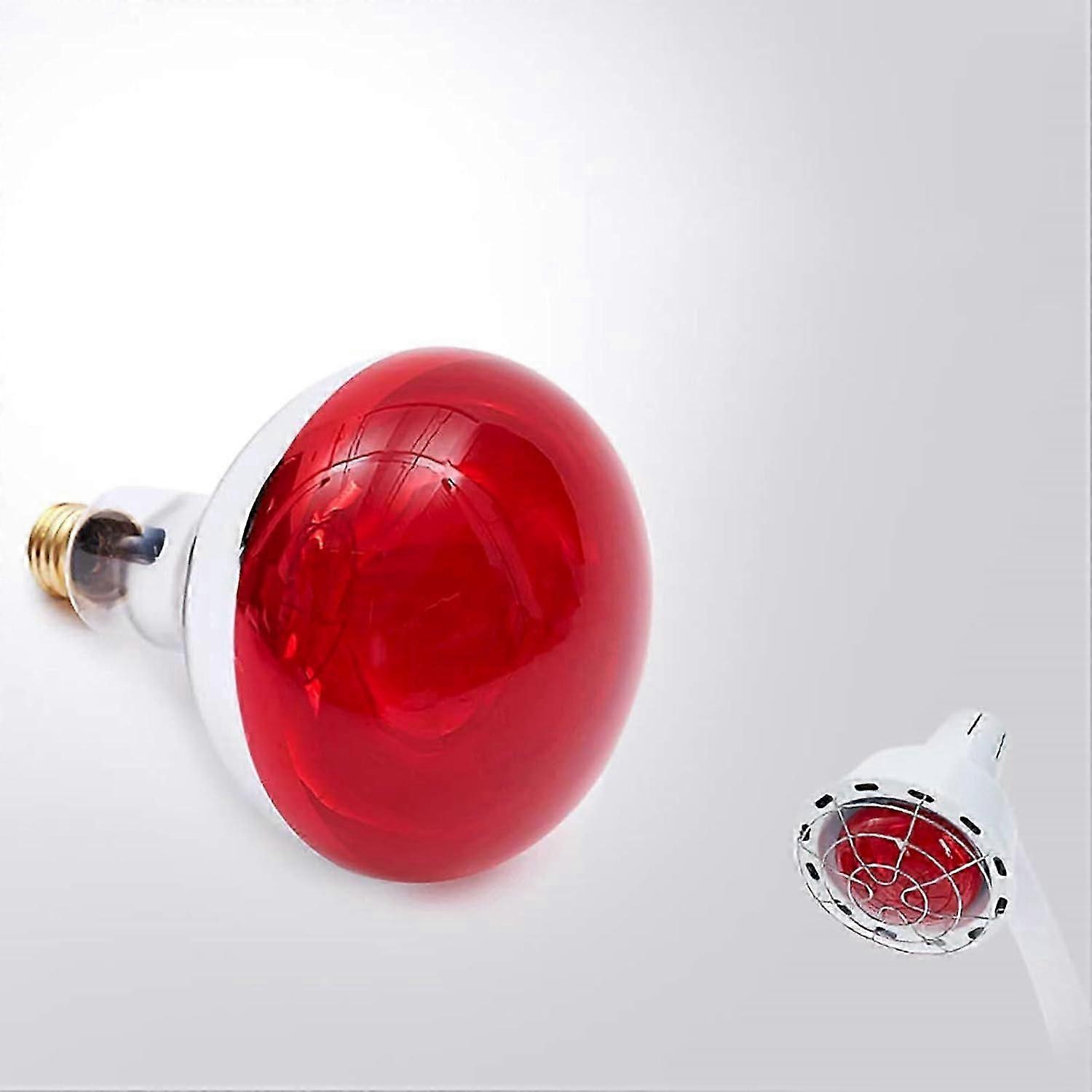 Jonah 275W E27 110-220V Infrared Heat Lamp Bulb for Therapy Health Pain Relief Therapeutic Lamp Portable Durable Lamp Bulb