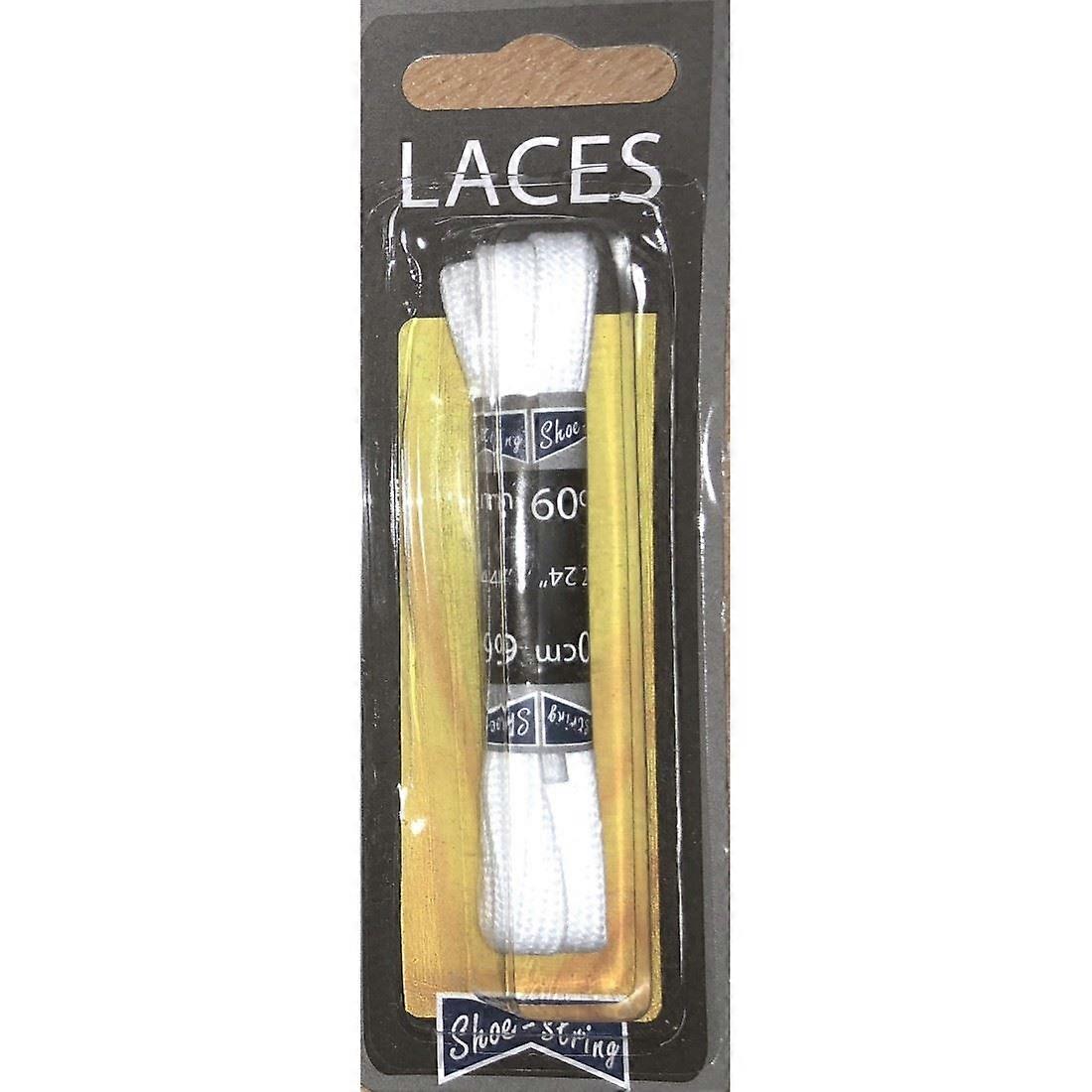 Woly Flat Unisex Laces in White