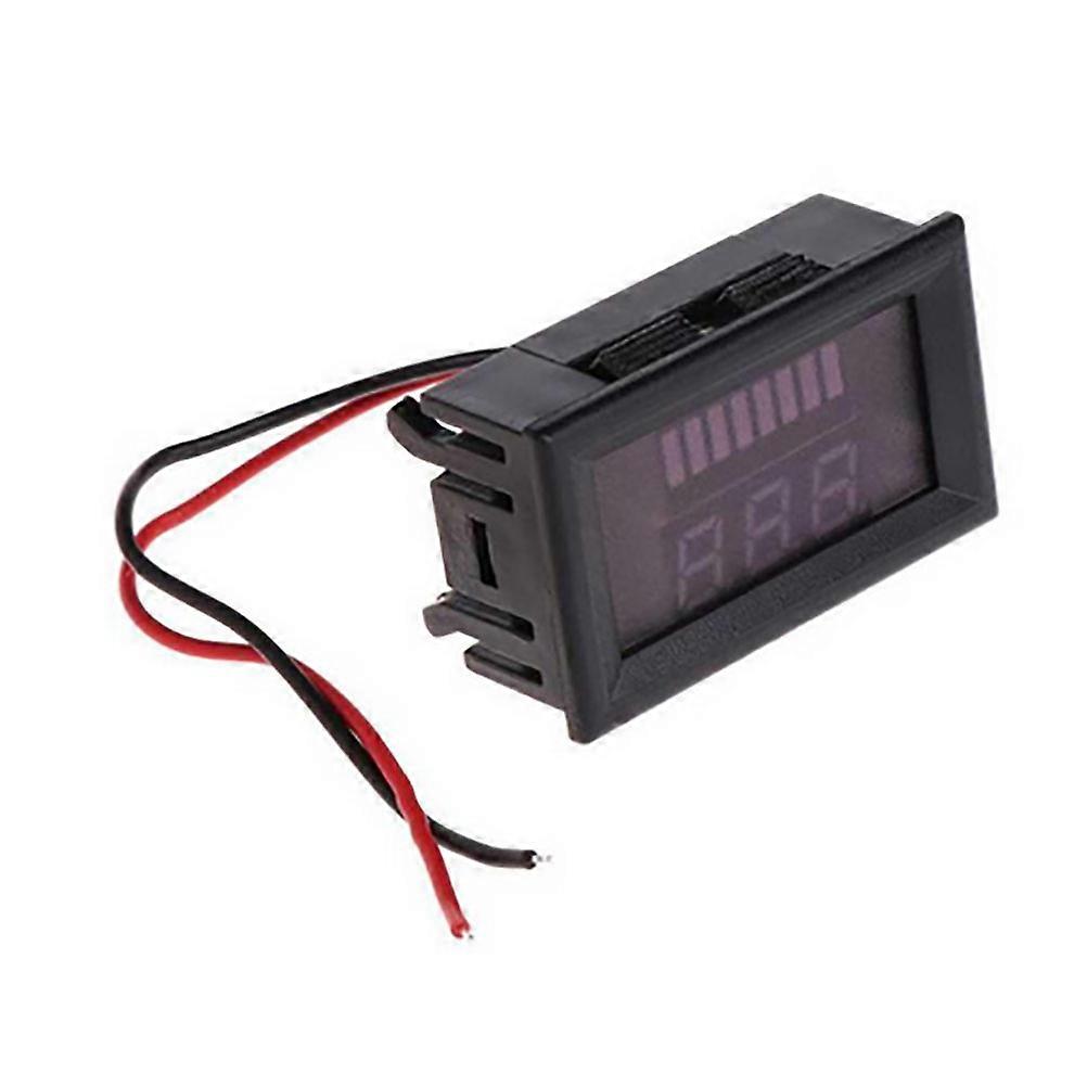 DC 12V-60V Battery Capacity Fuel Gauge Meter Monitor Battery Capacity Voltage Meter Gauge Lithium Battery Meter