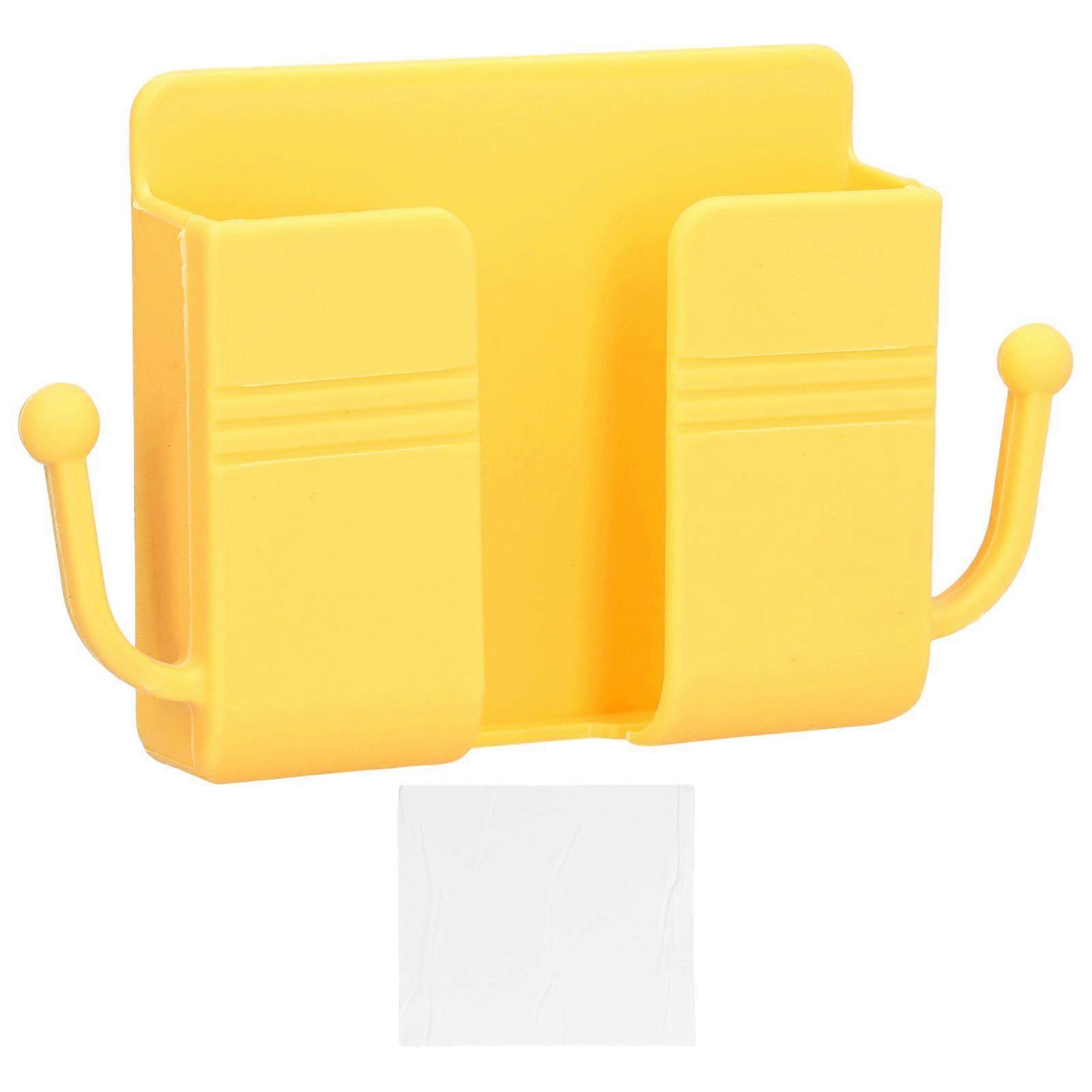 Wall Mounted Storage Box Multifunctional Phone Charging Wall Mount Holder for Bed Bathroom Kitchen Office