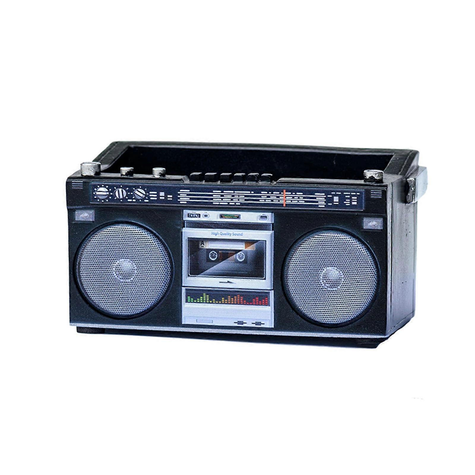 Creative Resin Plant Pot, Recorder Ornaments for Succulent Display and Home Decoration Storage Box.