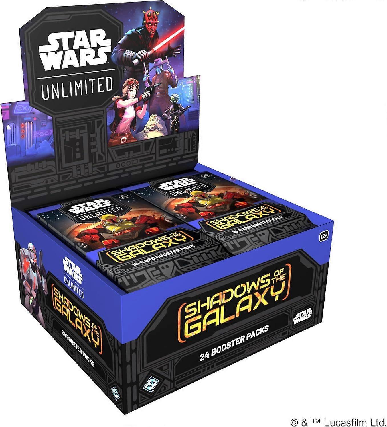 Star Wars Unlimited TCG Shadows of the Galaxy Booster Display (Pack of 24)