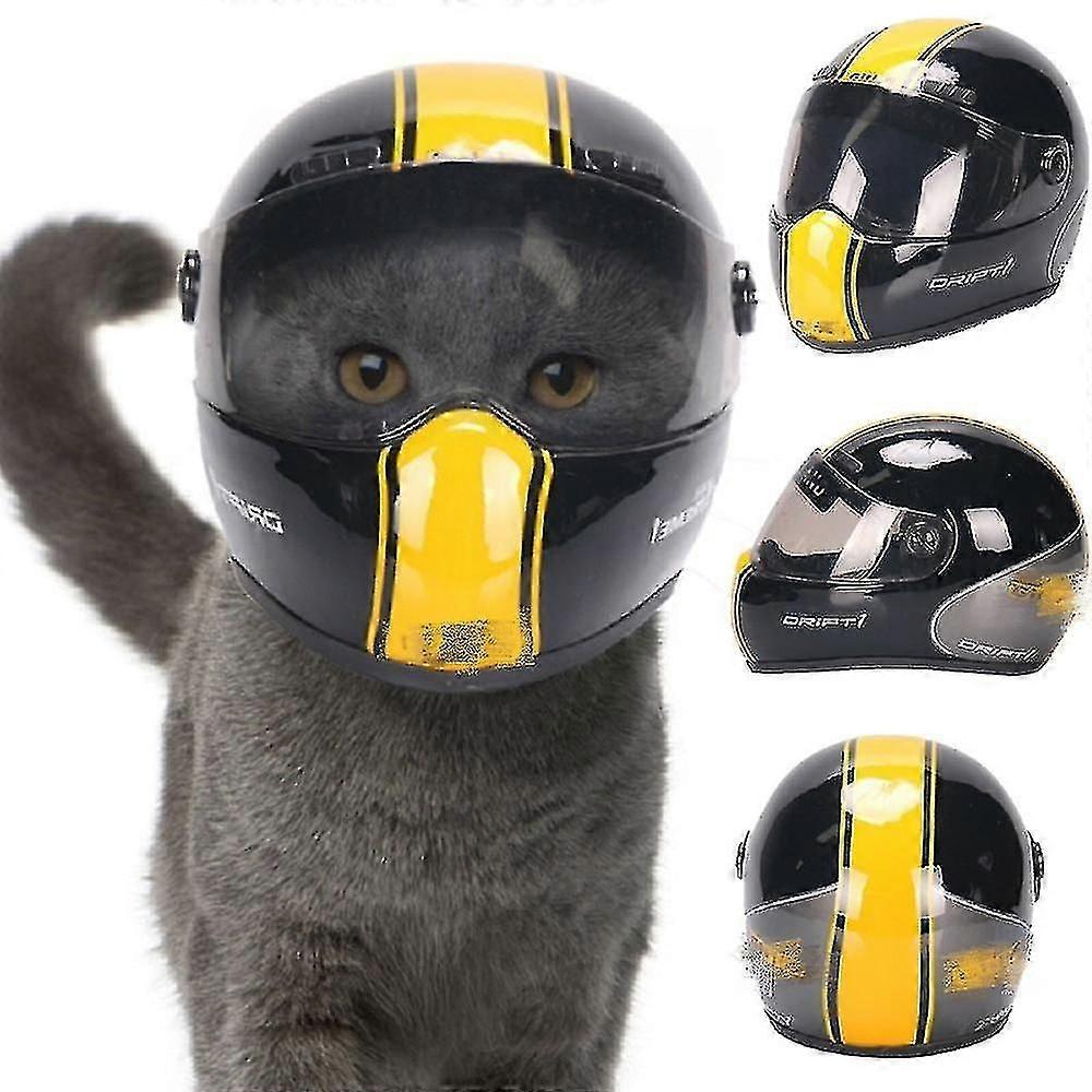 Pet Mini Motorcycle Helmet Props Pet Cap Protects Pet Supplies A Code