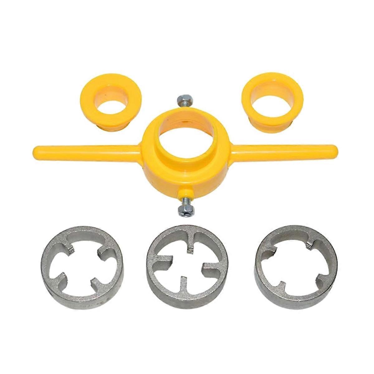PVC Pipe Threader NPT Thread Tap Die Set Plumbing PVC Thread Tool Screw Die Set Hand Tool Pipe Threader Plumbing Tool
