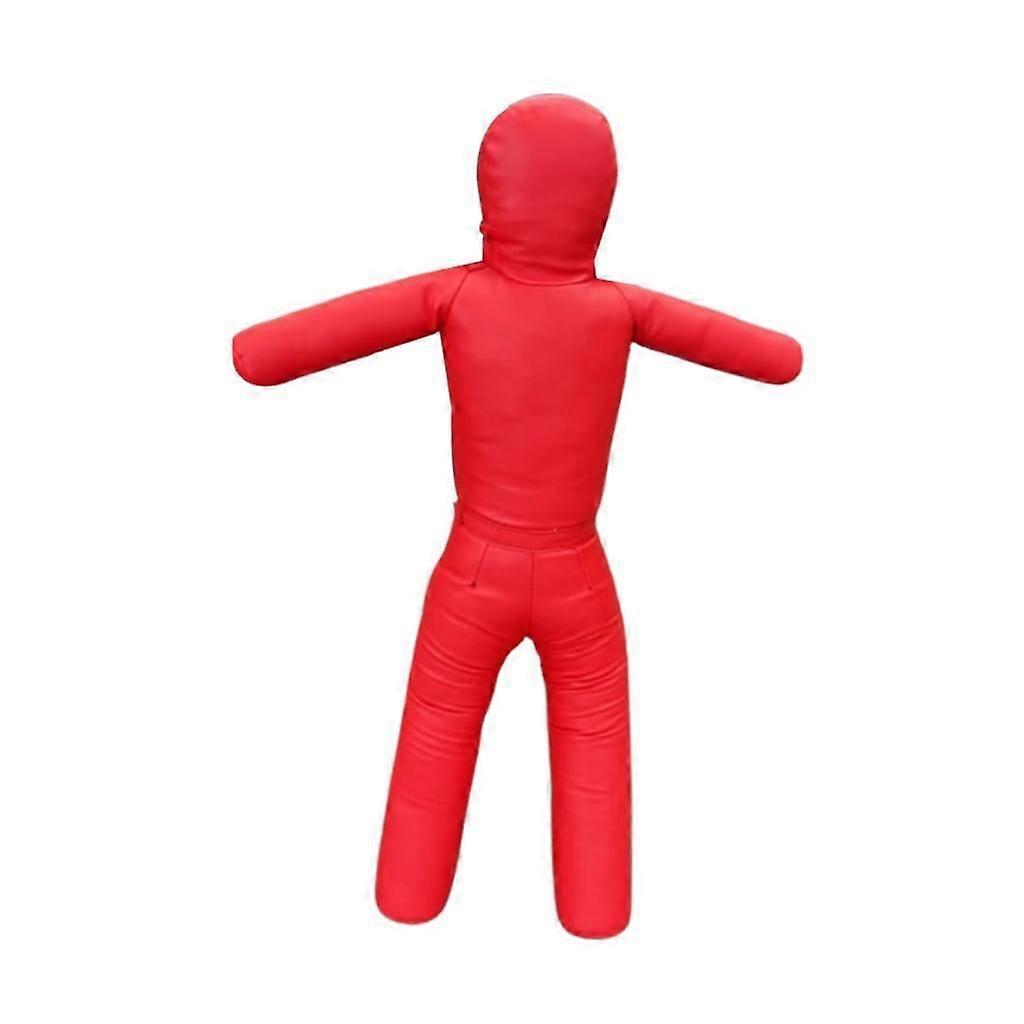 Dövüş Eğitimi Kukla Doldurulmamış Yetişkinler Brezilya Jiu Jitsu Boks Kırmızı için Kukla